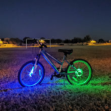 Load image into Gallery viewer, Bike Spoke Lights Blue Green
