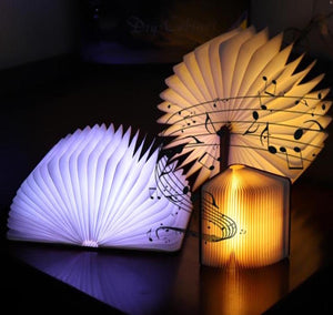 Novelty book lamp with various opening angles