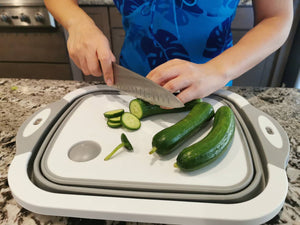 Cutting cucumber