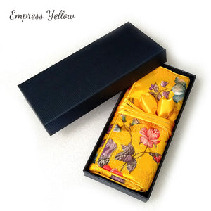 Empress Yellow Jewelry Roll Bag