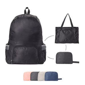 L&Z 2 IN 1 LIGHTWEIGHT FOLDABLE BACKPACK | TRAVELING DAYPACK