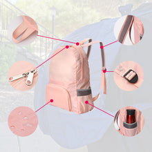 Load image into Gallery viewer, pink backpack details
